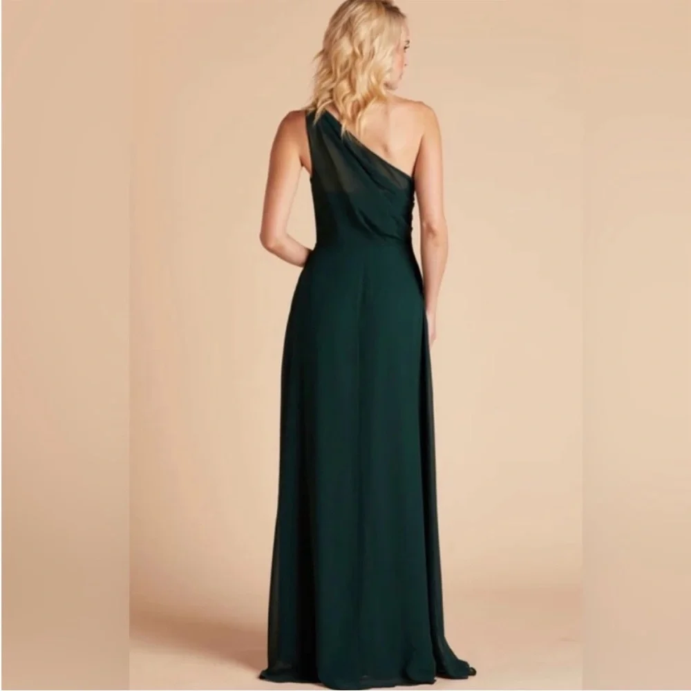 Birdy Grey | Women’s Size XS Elegant One-Shoulder Green Dress - Picture 2 of 9